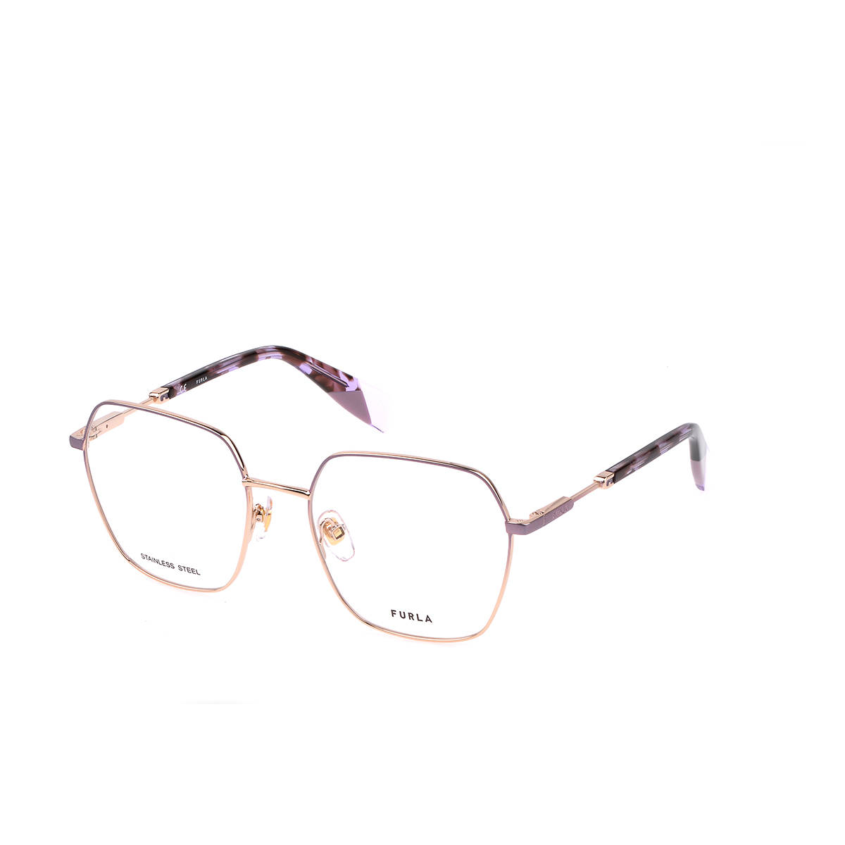 Furla Women Gold Metal Eyeglass Frame (54)