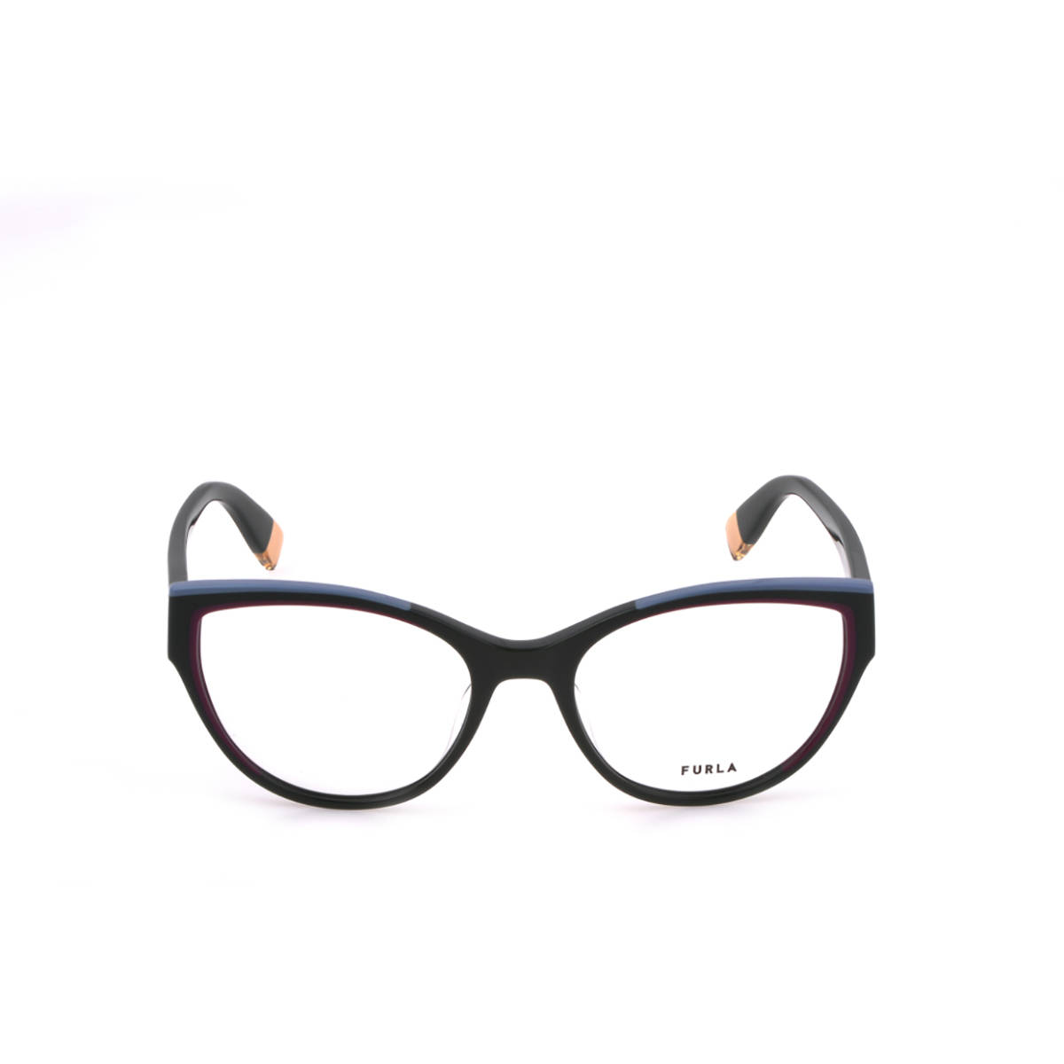Furla Women Black Acetate Eyeglass Frame (54)