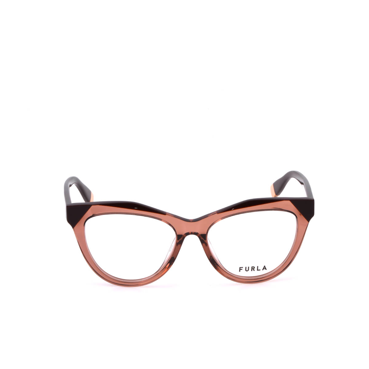 Furla Women Brown Acetate Eyeglass Frame (52)