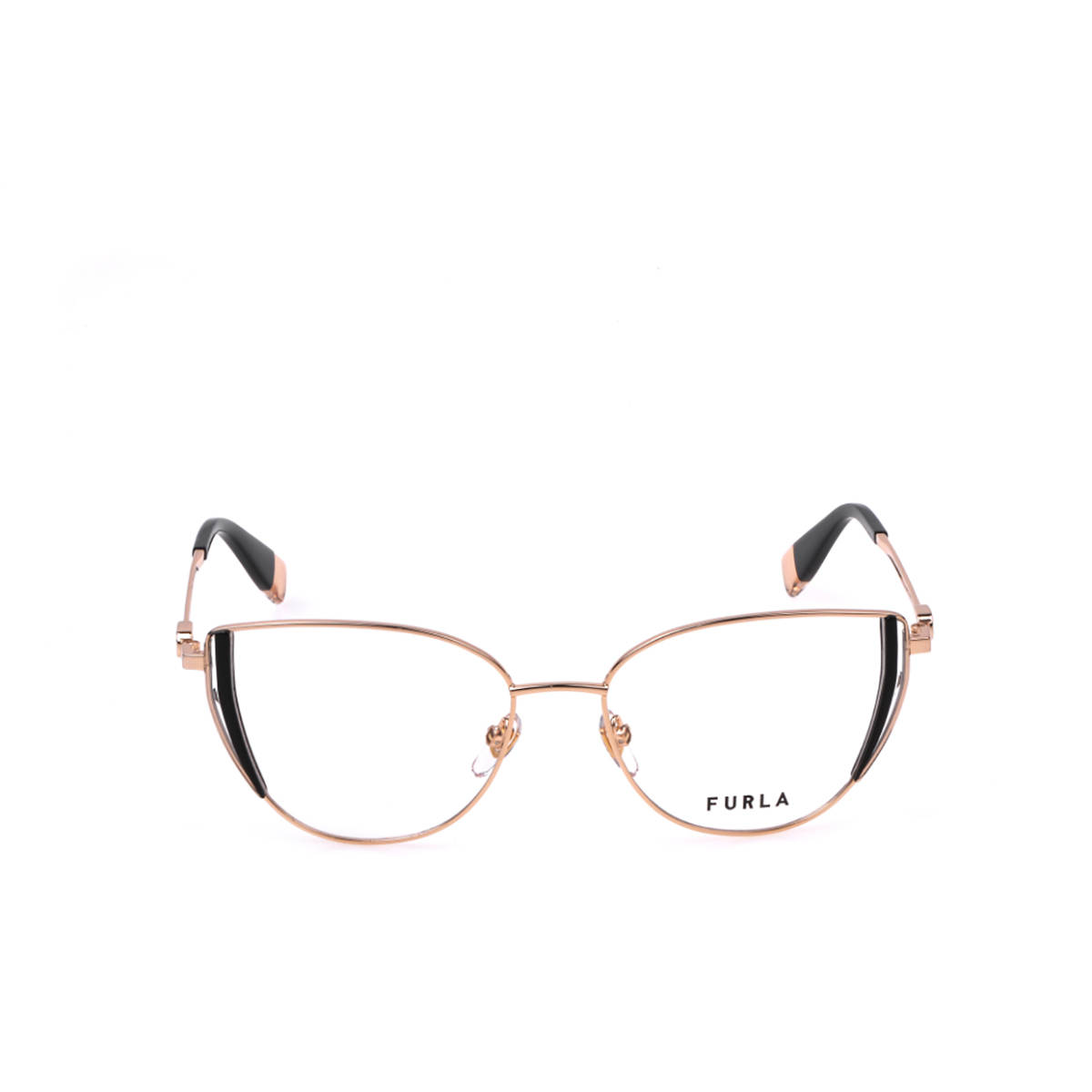 Furla Women Black Metal Eyeglass Frame (53)