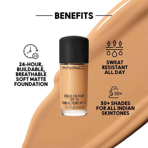  Studio Fix Fluid SPF 15 Mini - NC35: Buy  Studio Fix Fluid SPF  15 Mini - NC35 Online at Best Price in India | Nykaa