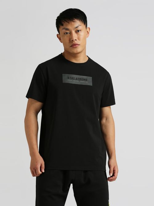 Buy Pepe Jeans Black Allan Solid T-Shirt Online