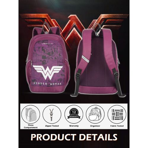 Buy Lavie Sport Wonder Woman Wing 33L Casual Laptop Backpack For