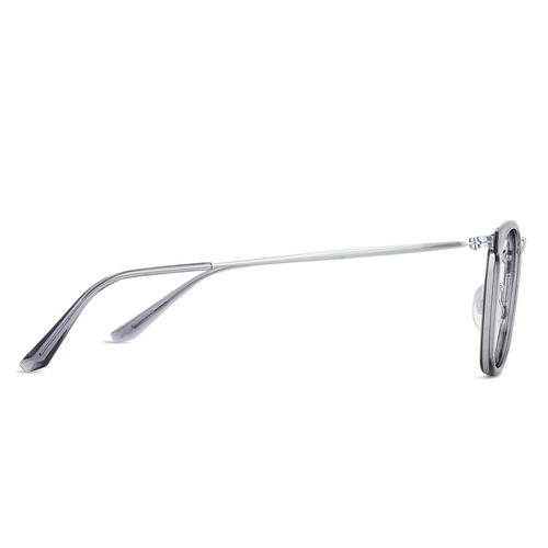 Lenskart Blu Grey Square Medium Blue Cut Anti-Glare Zero Power Computer  Glasses for Men Women