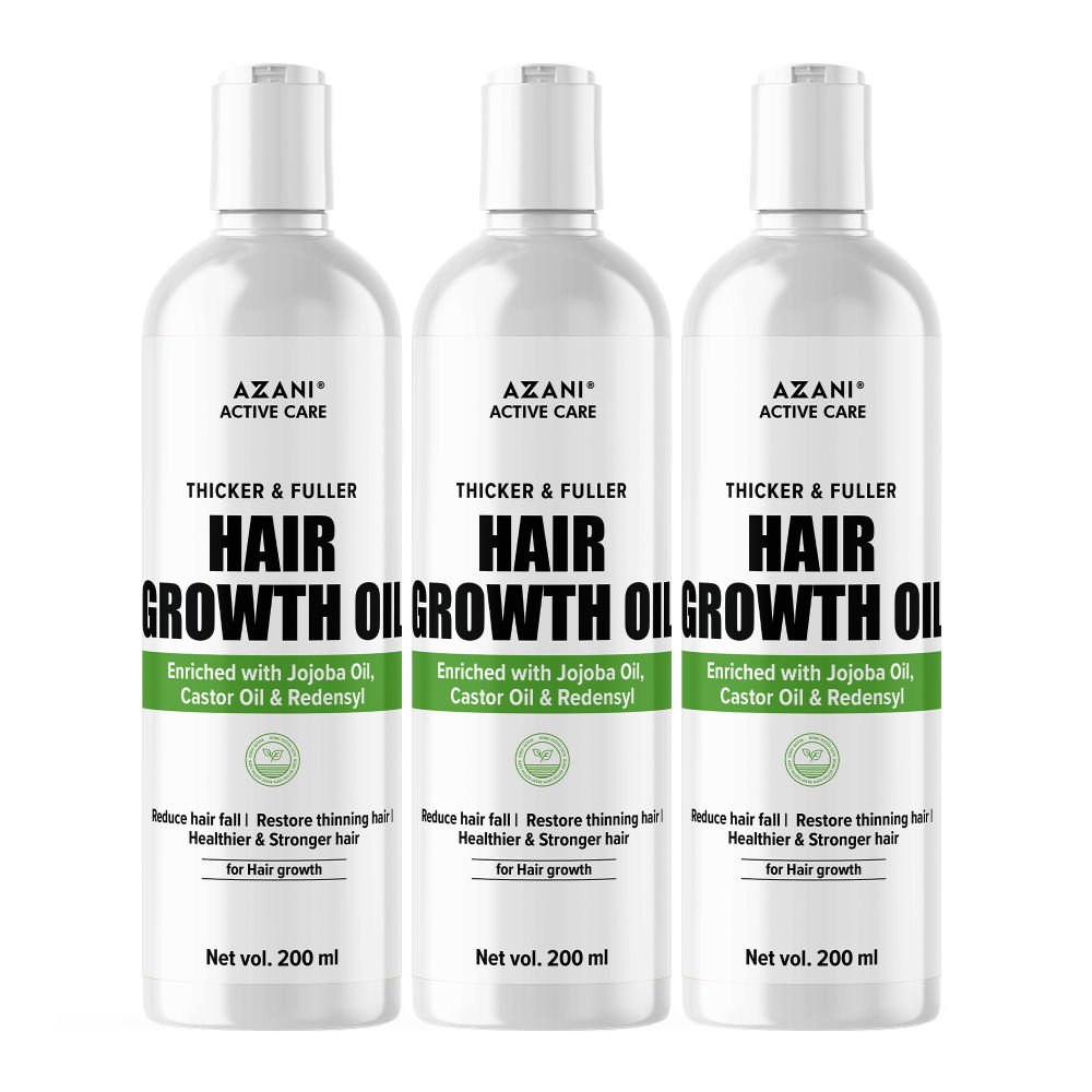Azani Active Care Thicker & Fuller Hair Growth Oil - Pack of 3