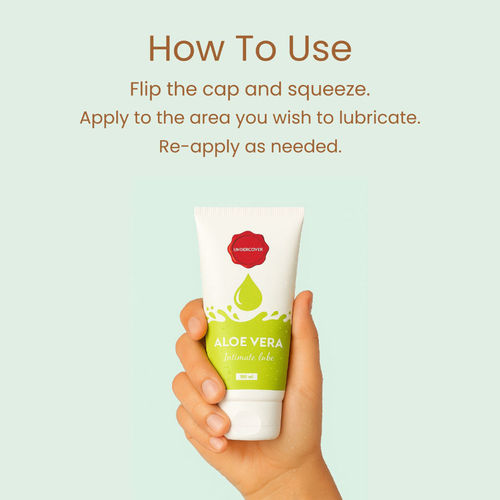 Buy Undercover Water Based Intimate Lube - Aloe Vera Online