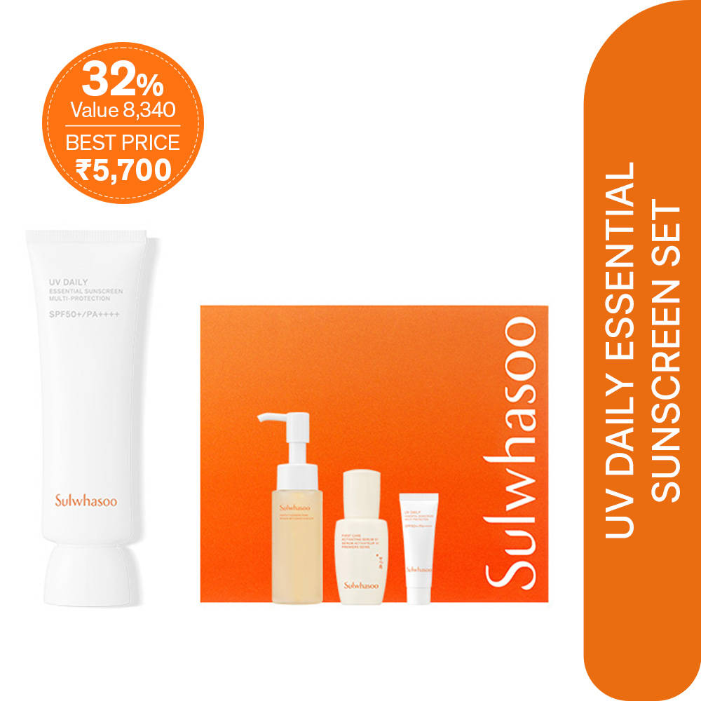 雪花秀UV Daily Essential Sunscreen Set Buy Sulwhasoo Uv Daily Essential Sunscreen Set Online