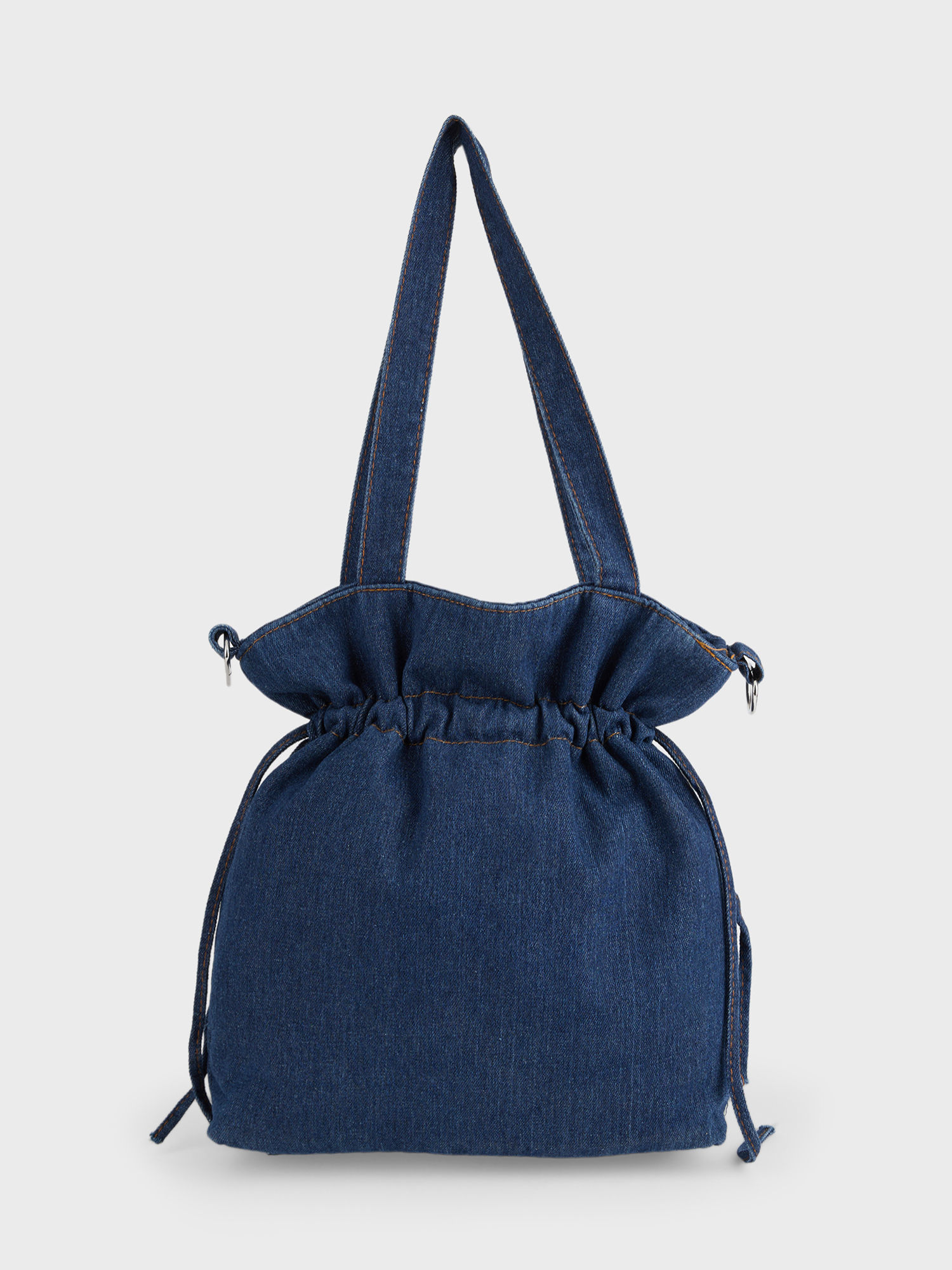 Buy MIXT by Nykaa Fashion Navy Blue Denim Shoulder Bag with