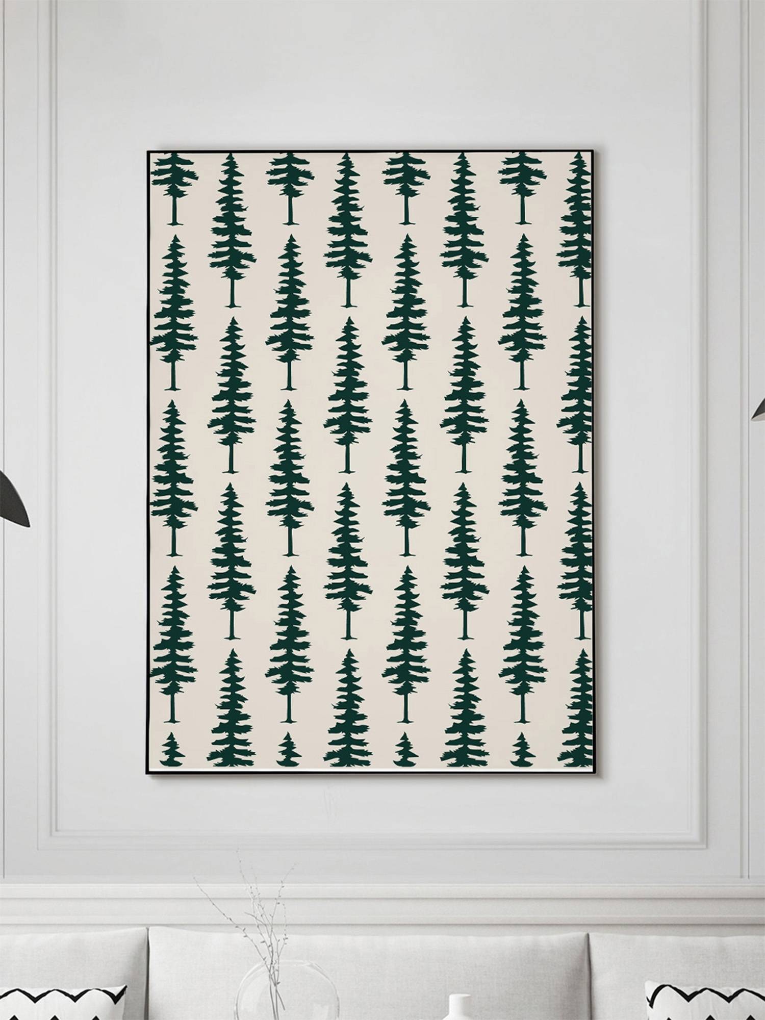 Nestroots Whispering Pines Wall Painting