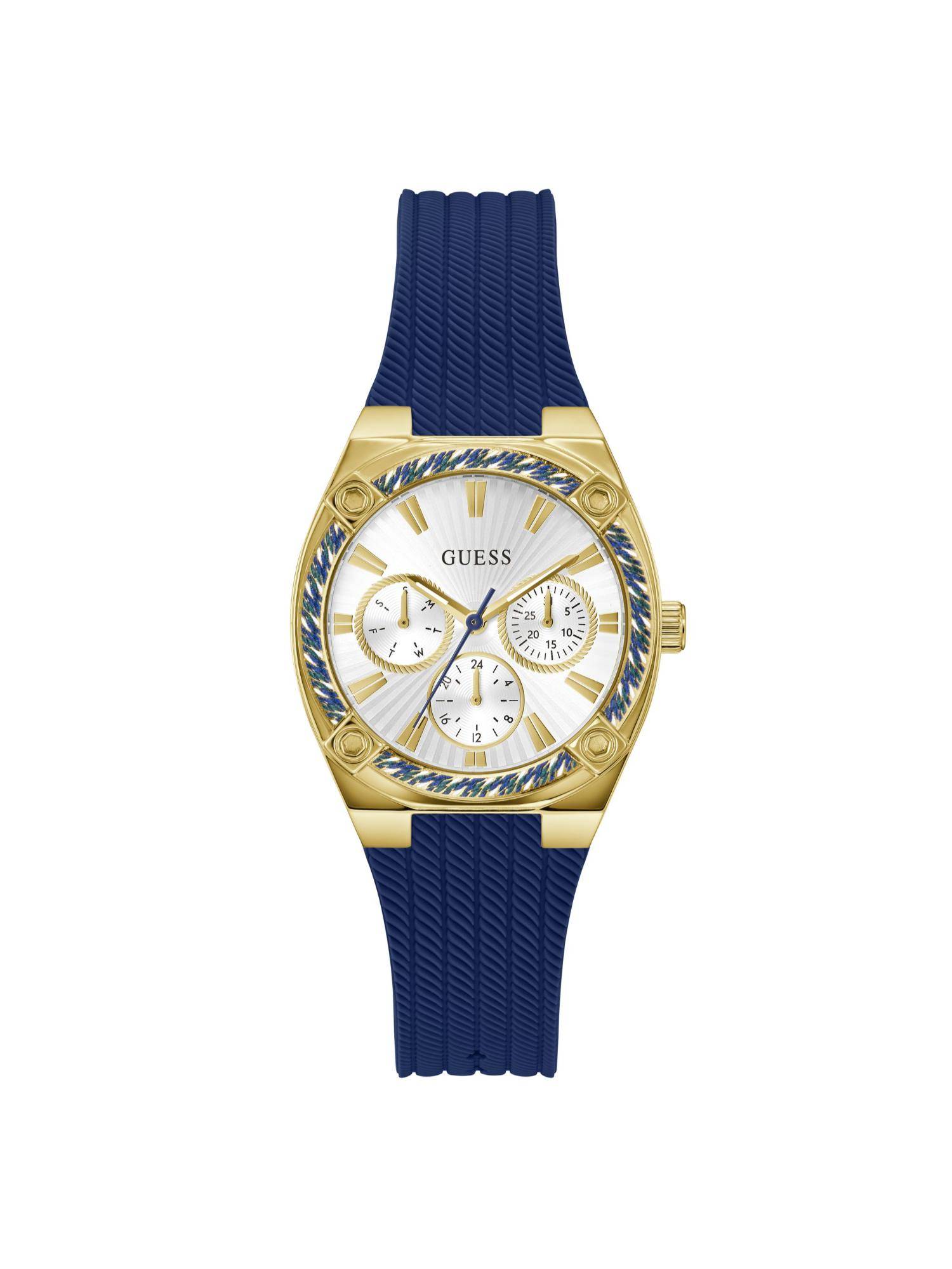 Guess Round White Dial Analog Women Watch (GW1036L2) (M)