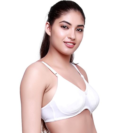 Buy Floret Pack of 2 Full-Coverage Maternity Bras - White online