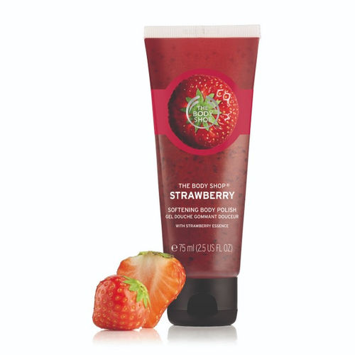 The Body Shop Strawberry Softening Body Polish Scrub Buy The Body Shop Strawberry Softening Body Polish Scrub Online At Best Price In India Nykaa