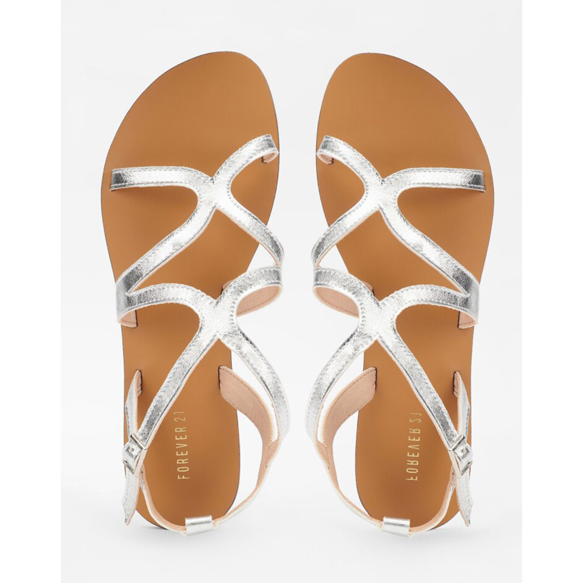 Forever 21 Solid Silver Flats Buy Forever 21 Solid Silver Flats Online