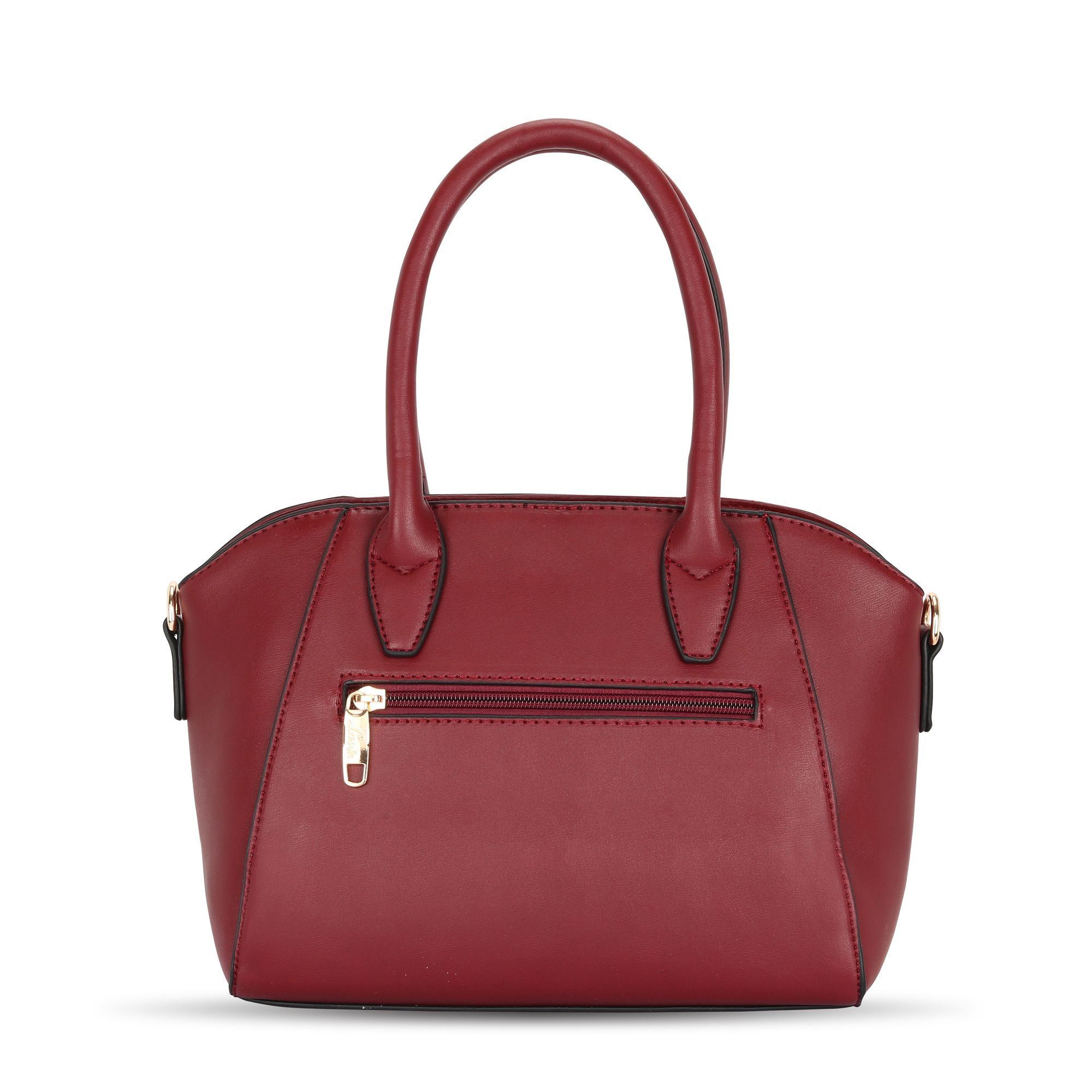Lavie Maroon Solid Handbags Buy Lavie Maroon Solid Handbags Online at