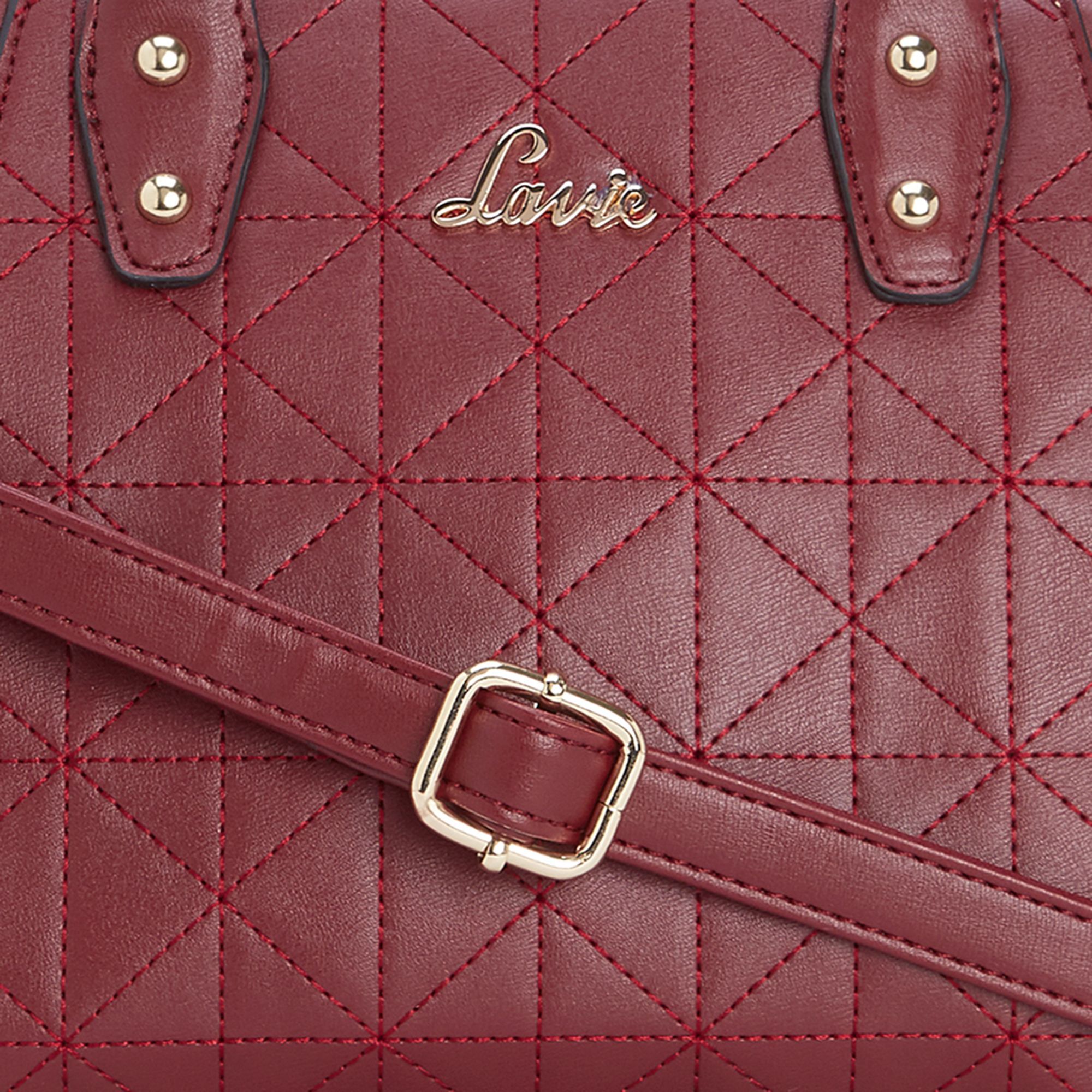Lavie Maroon Solid Handbags Buy Lavie Maroon Solid Handbags Online at Best Price in India Nykaa