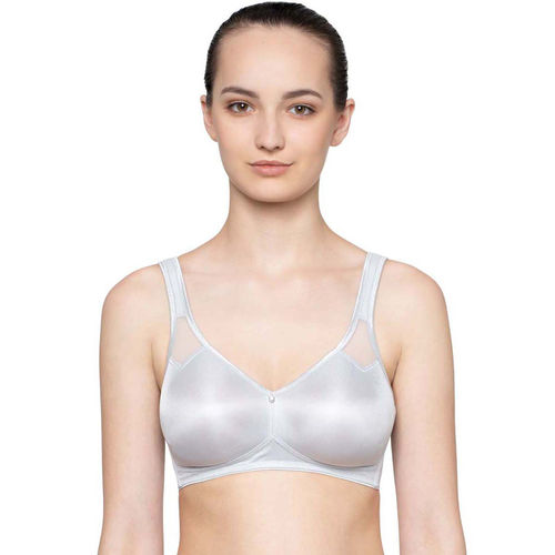 Triumph Minimizer 121 Wireless Non Padded Comfortable High Support Big Cup  Bra - Grey (38C)
