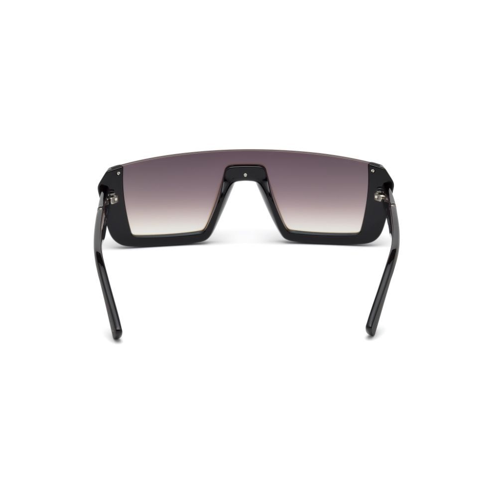Diesel Sunglasses Rectangle Shape Sunglasses Black Color With UV