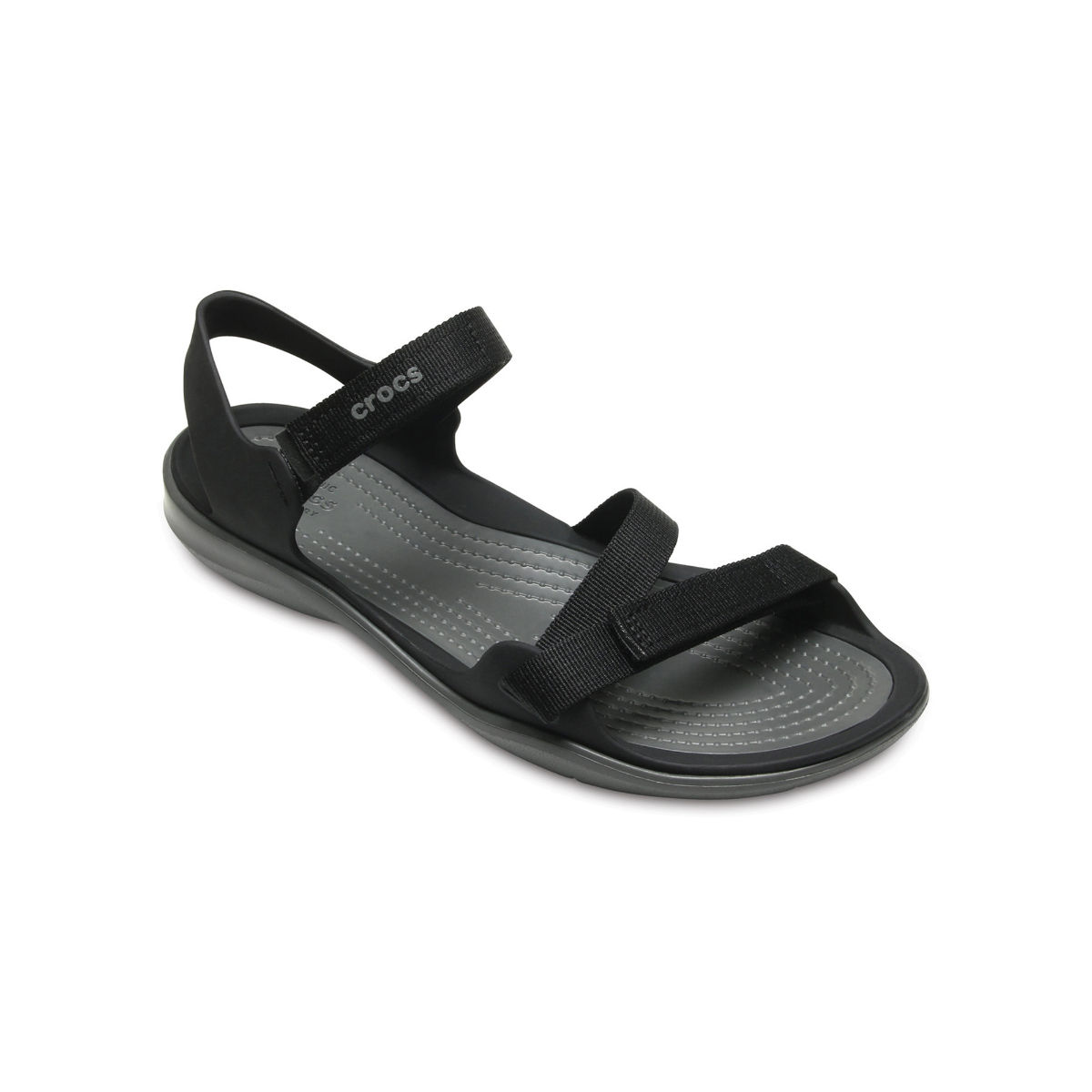 Amazon.com: Crocs Women's Boca Strappy Wedges, Platform Sandals, Black,  Numeric_4 : Home & Kitchen