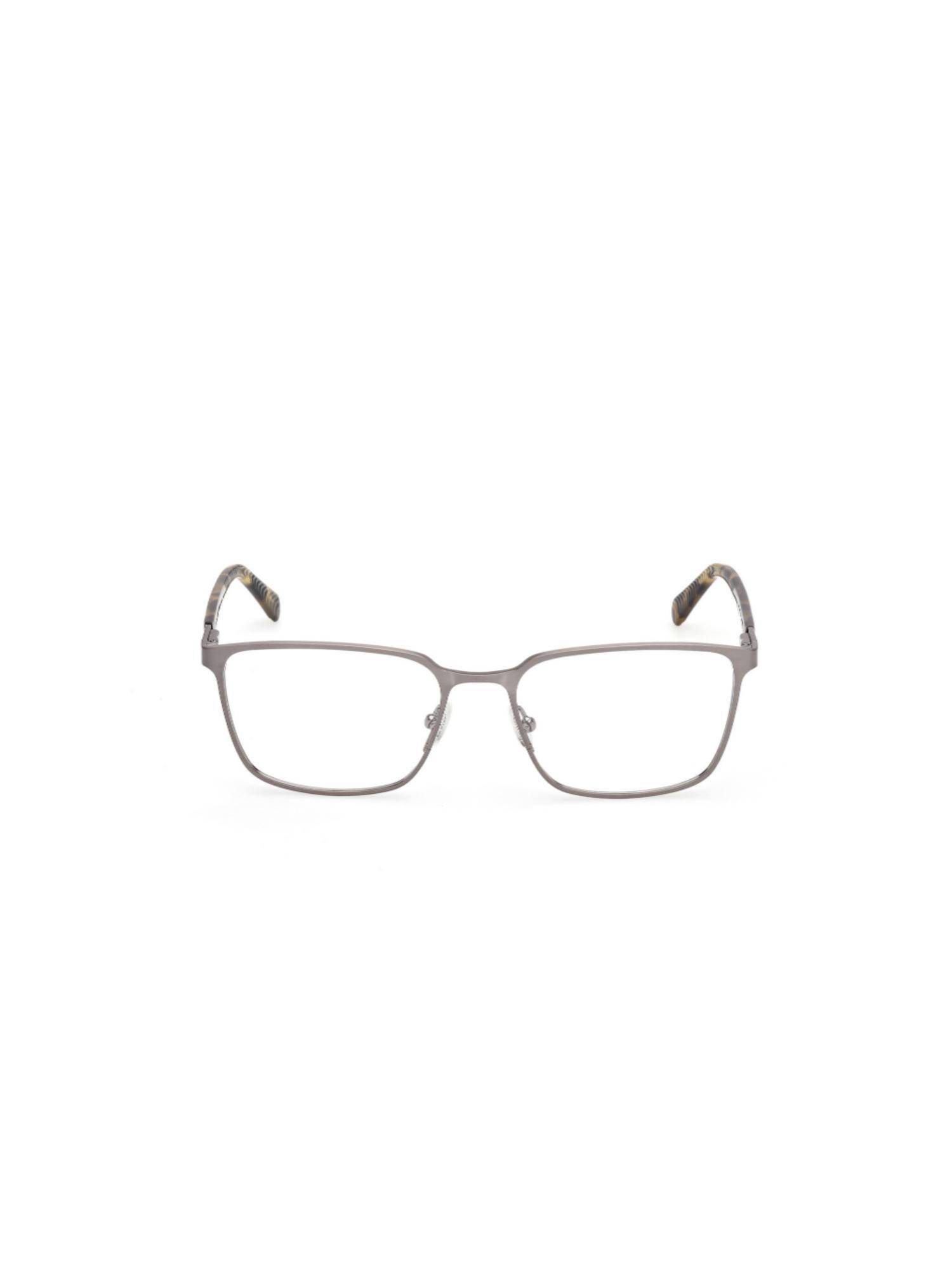 Guess Men Metal Full Rim Square Grey Eyeglass Frame (56)