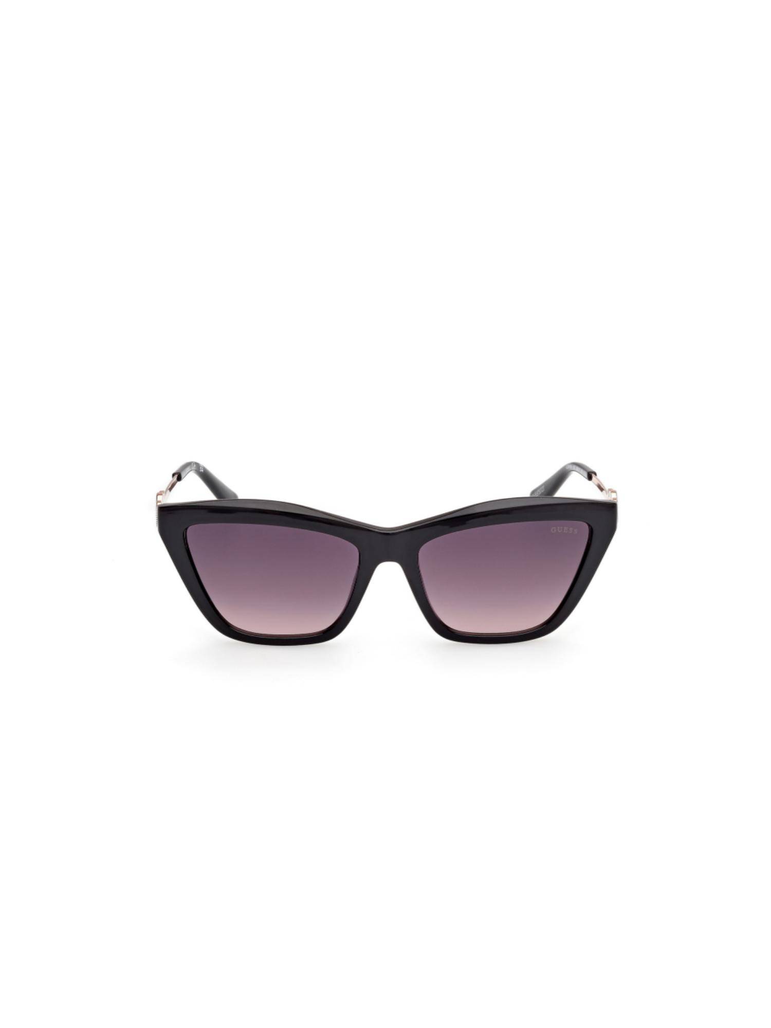 Guess Women Full UV Protected PC Full Rim Cat Eye Grey Lens Sunglasses (56)