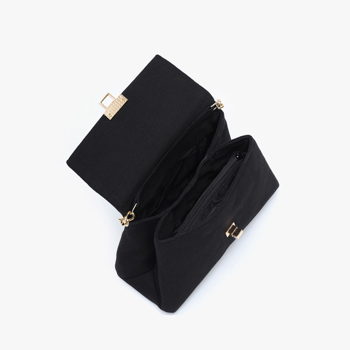 Buy EcoRight Black Mini Chain Sling Bag Online