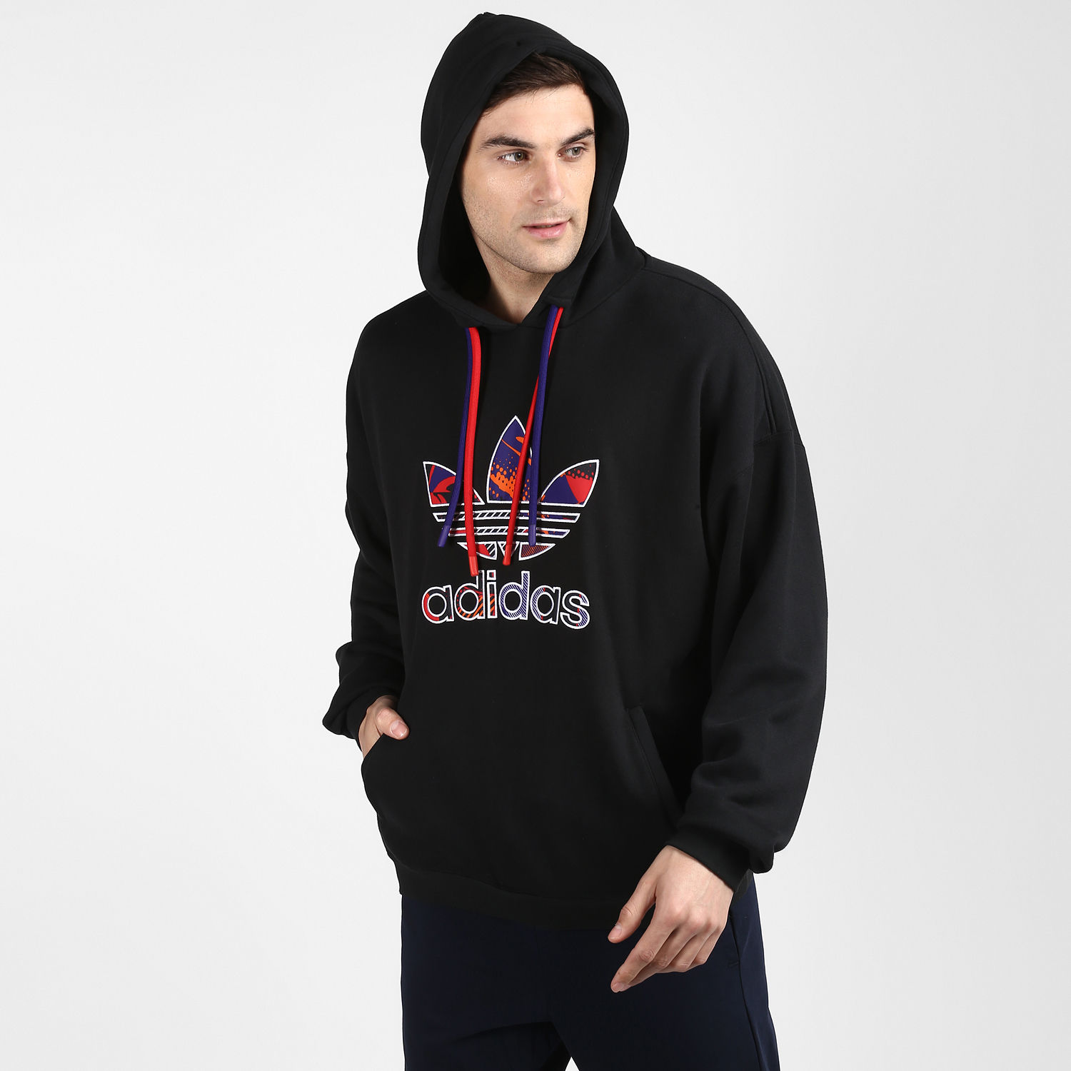 Adidas china hoodie negro hotsell