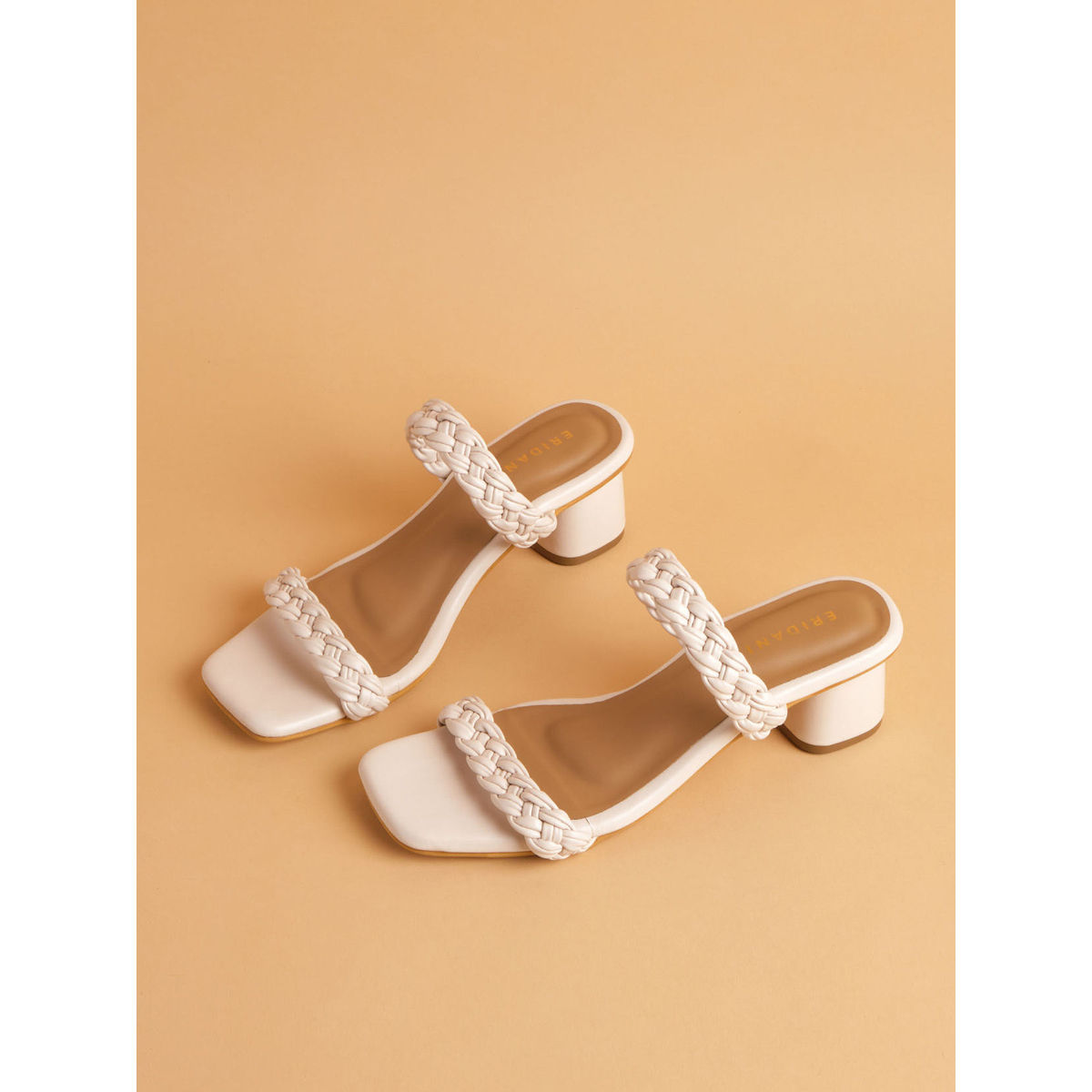 Eridani Briaded Offwhite Moscow Heels Euro 37 Buy Eridani Briaded 