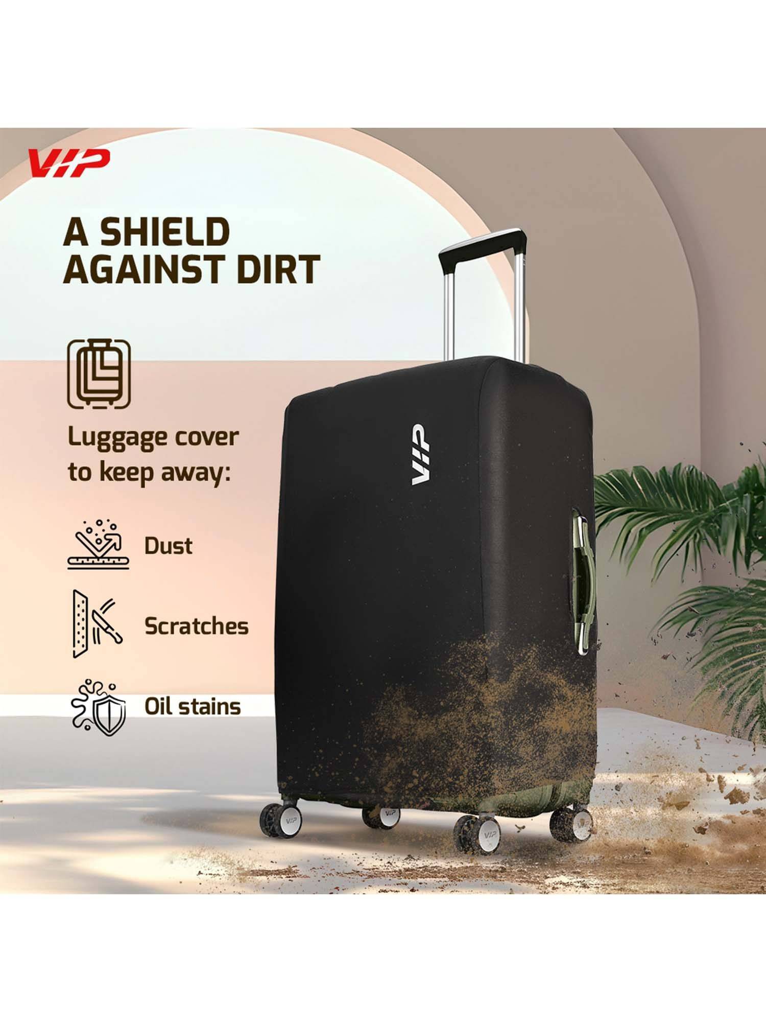 Buy VIP Grey Solid Polypropylene Trolley Bag Online