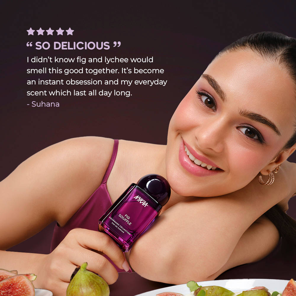 Nykaa Fig Souffle Long Lasting Perfume For Women | Gourmand Fragrance | Lychee, Musk - view 14