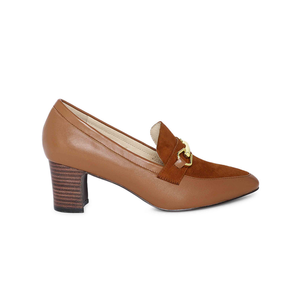 Heel \u0026 Buckle London Caramel Block 