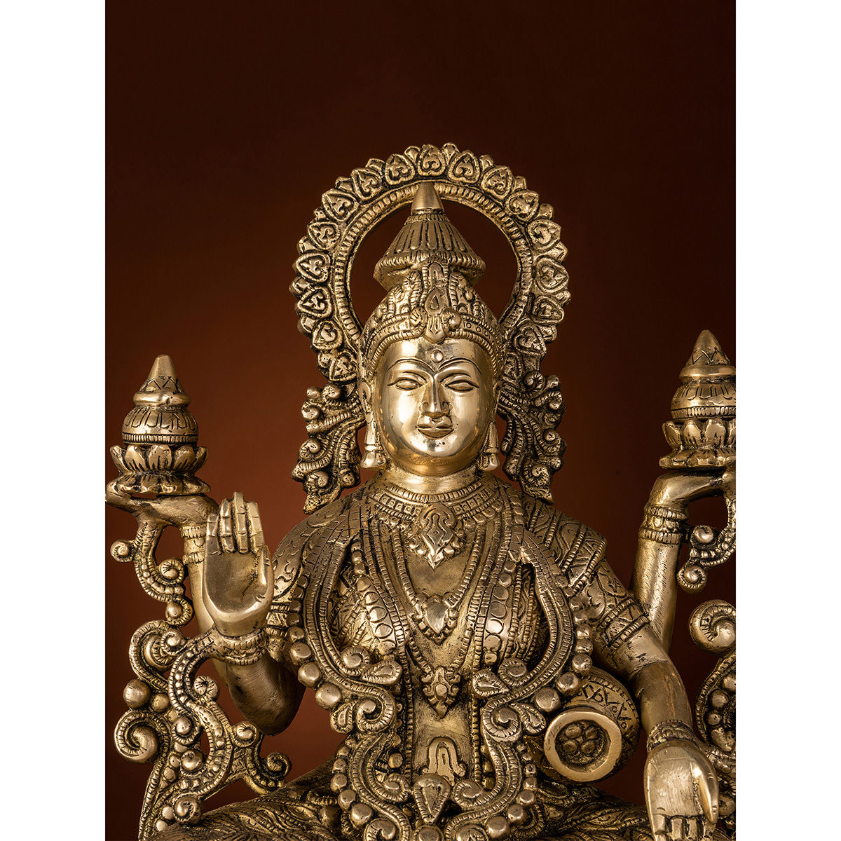 Buy Ekaa Handicrafts Goddess Lakshmi Idol Handmade For Pooja Online