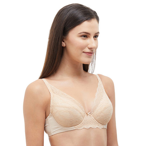 Buy Wacoal Lure Padded Wired Full Coverage Fashion Bra - Brown (36B) Online