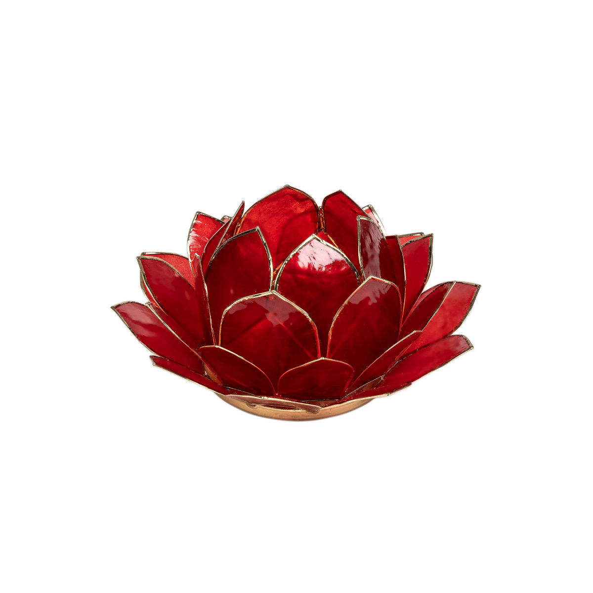 Pure Home + Living 32 Petals Illuminate Red Lotus Tea Light Holder Buy Pure Home + Living 32
