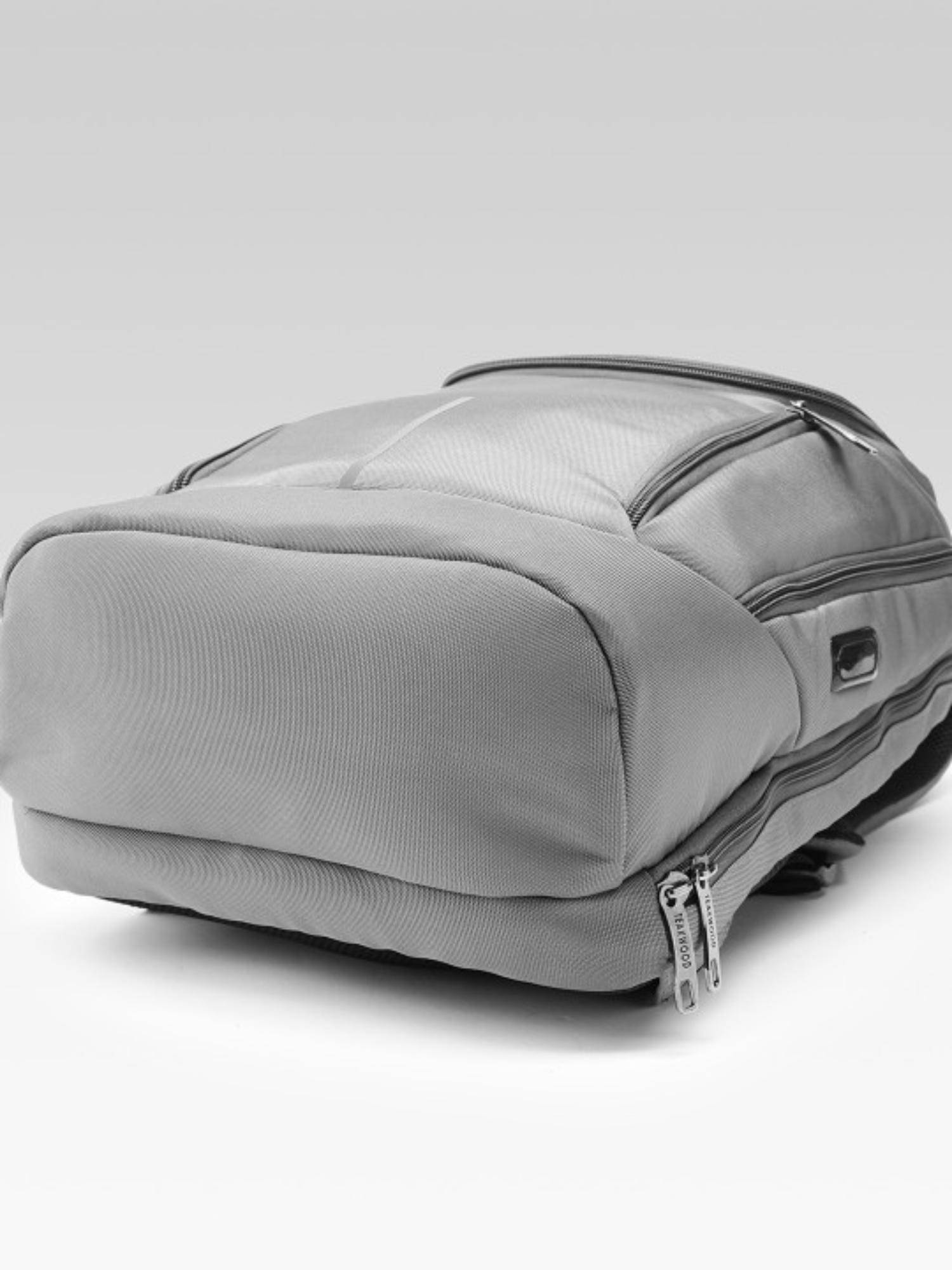 Grey Unsw Backpack Buy Teakwood Unisex Grey Solid Backpack Online