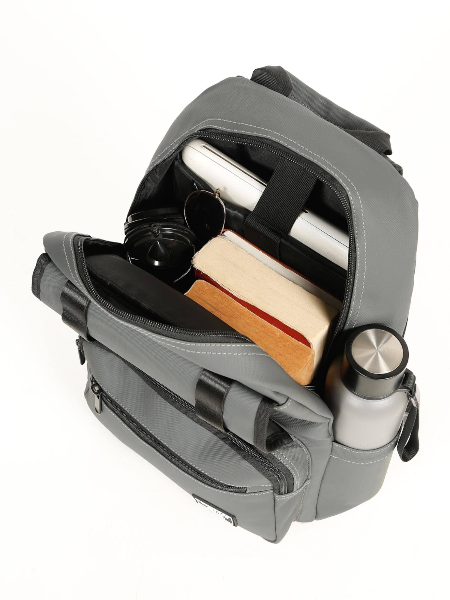 Grey Unsw Backpack Buy Teakwood Unisex Grey Solid Backpack Online