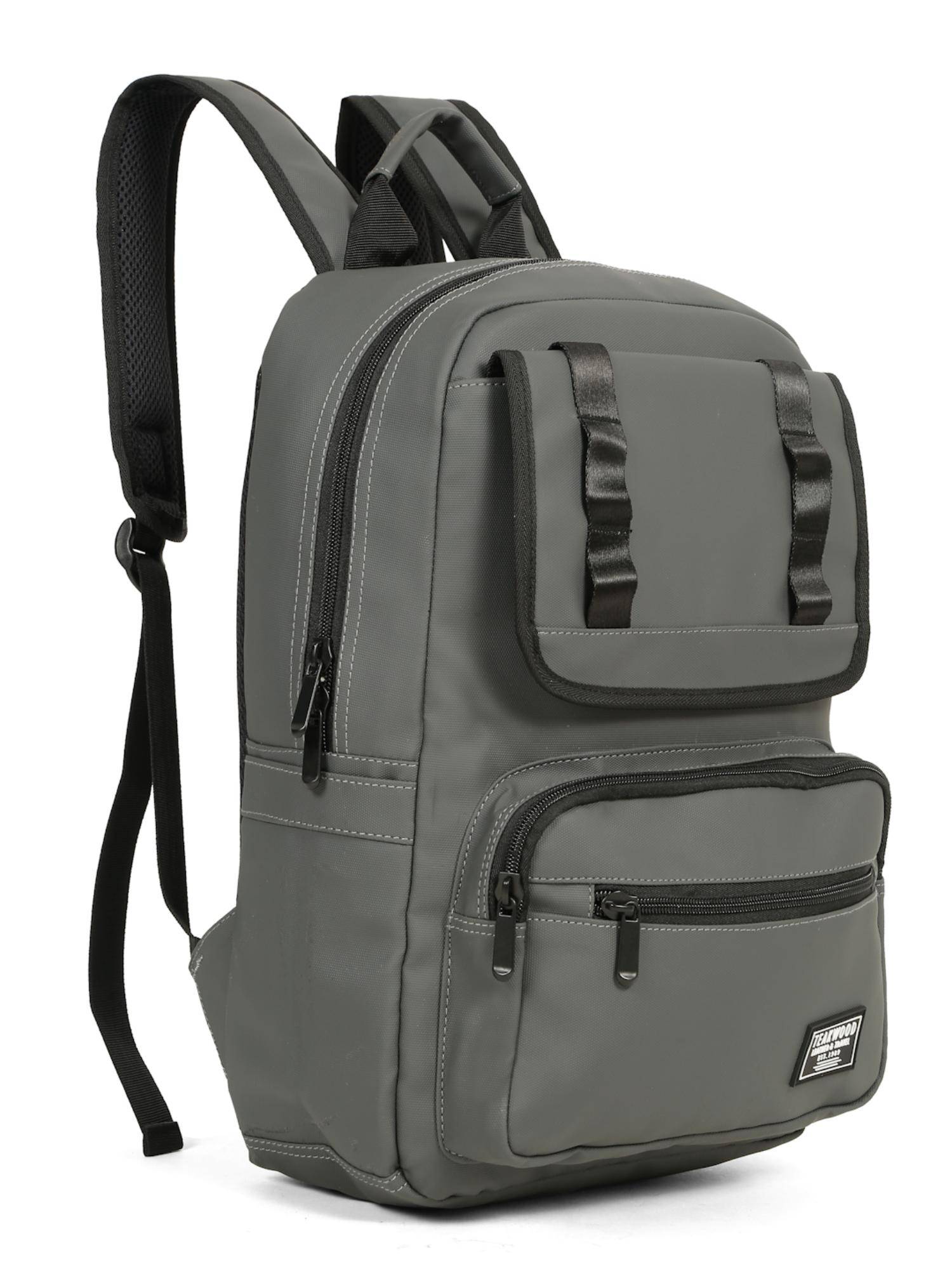 Grey Unsw Backpack Buy Teakwood Unisex Grey Solid Backpack Online