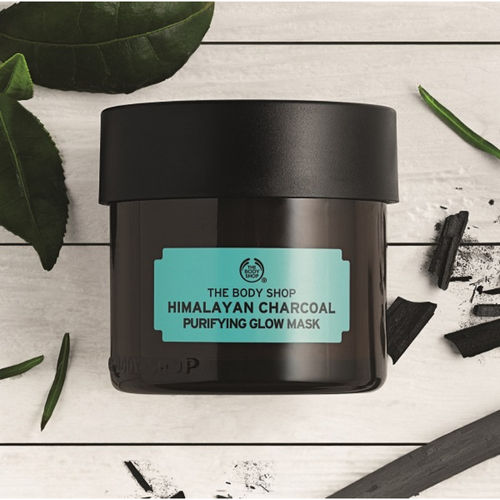 Himalayan Charcoal Purifying Glow Mask, 0.5 Ounce - The Body Shop