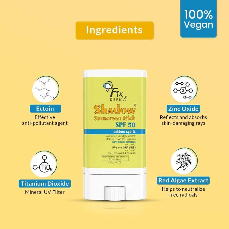 Buy Fixderma Shadow Sunscreen Stick SPF 50 Online