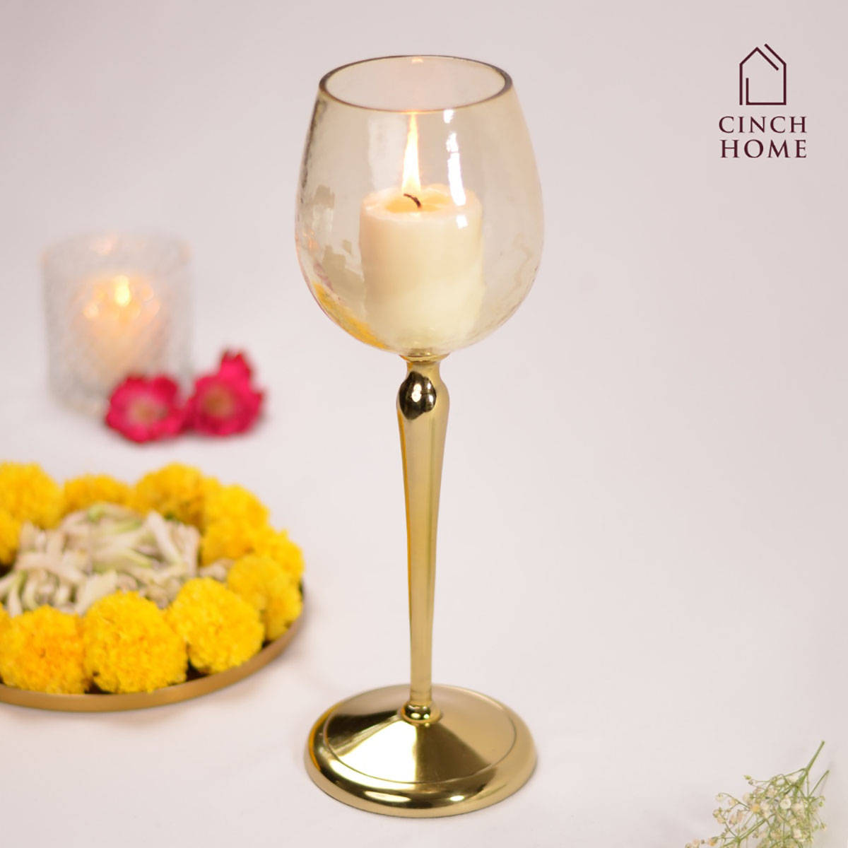 Cinch Home Enhance Translucent Candle Holder