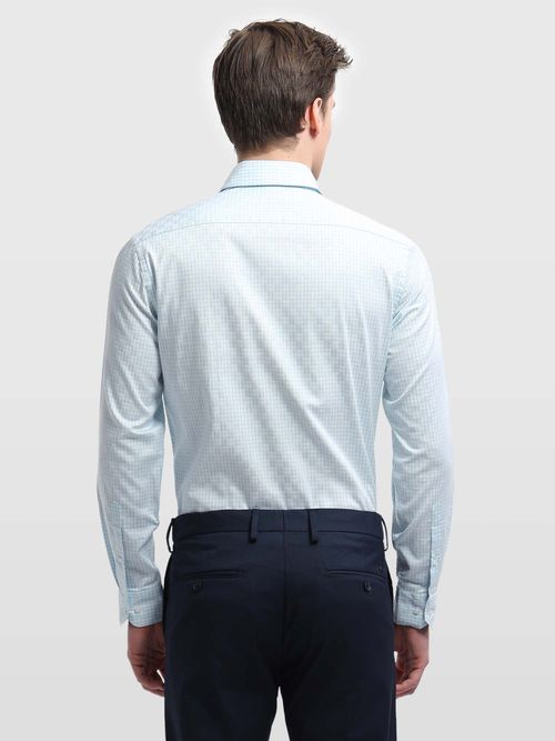 Buy Arrow Men's Blue Slim Fit Originals Shirt Online