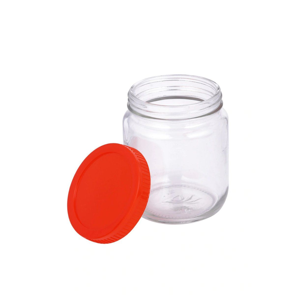 Storehaus Round Glass Jar500 ml Kitchen Storage Set of 2, Transparent, Medium Buy Storehaus