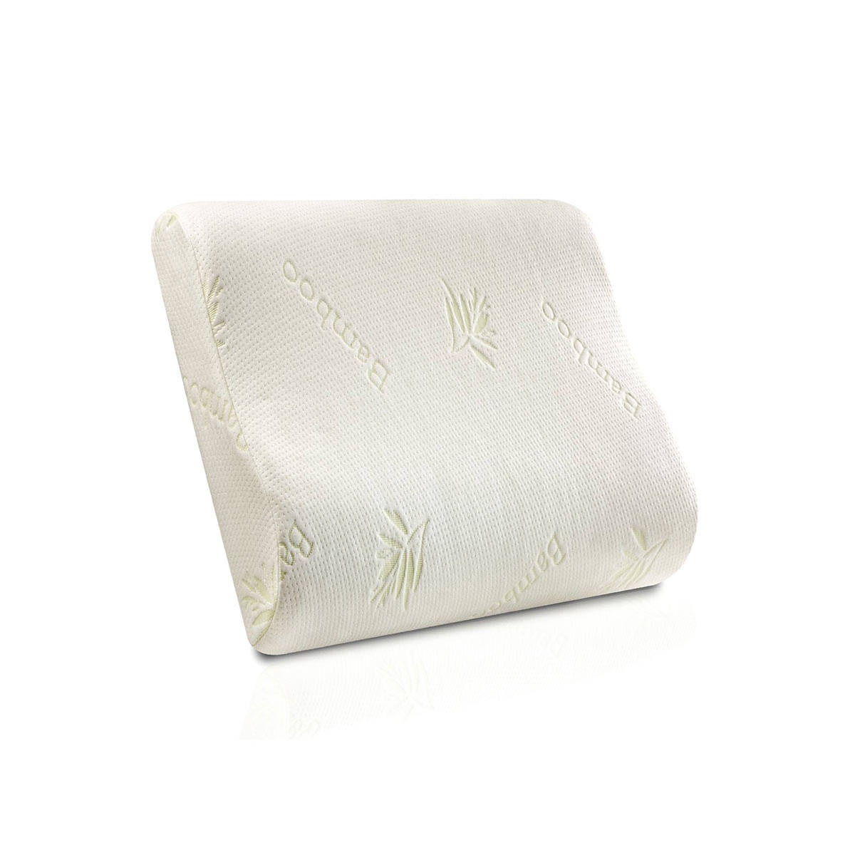 The White Willow Standard Cervical Pillow Grey (Pack of 2)