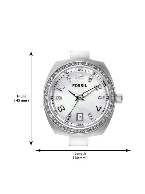 Buy Fossil AM4141 Colleague Silver Watch For Women Online