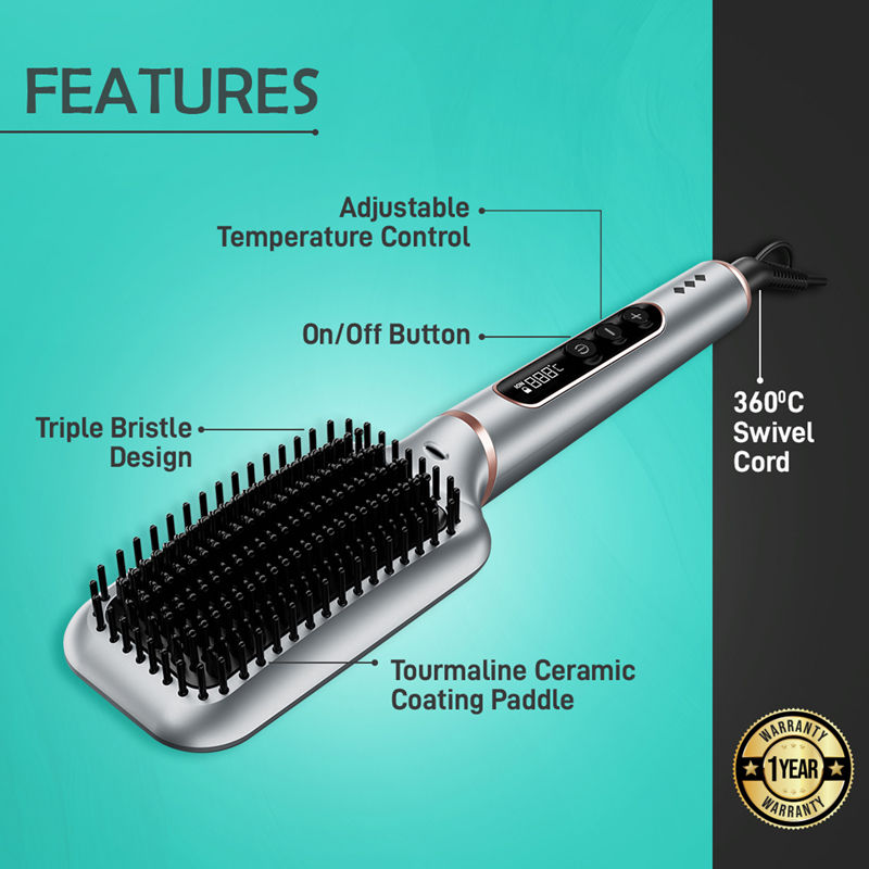 Ikonic Me Super Styler Hair Straightening Brush