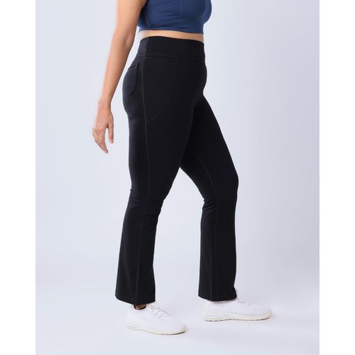 Buy Bliss Club Women Blue Groove-In Cotton Flare Pants Tall with 4 Pockets  Online