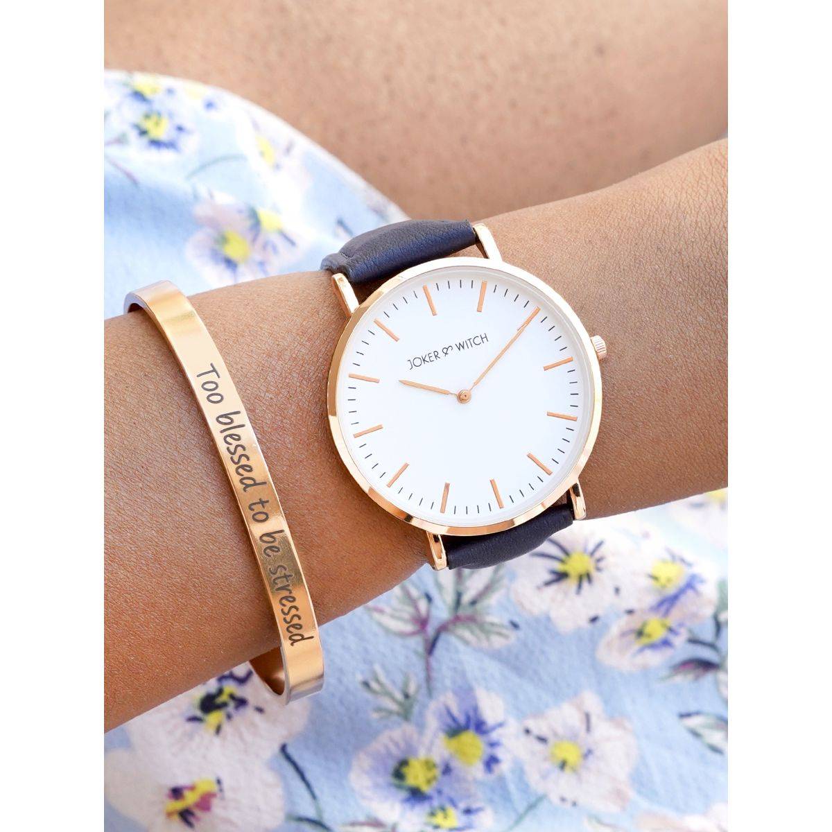 Joker & Witch Azure Bay Watch Bracelet Stack For Women