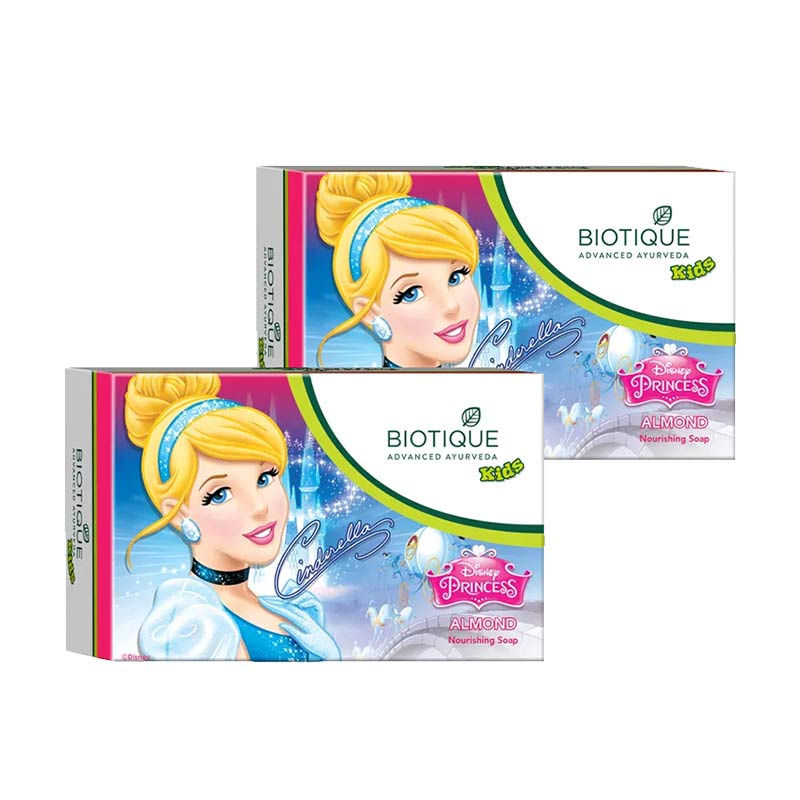 Biotique Disney Princess Cinderella Almond Nourishing Soap - Pack of 2
