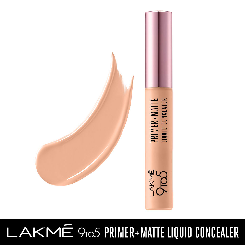 Lakme 9to5 Primer + Matte Liquid Concealer - 10 Ivory