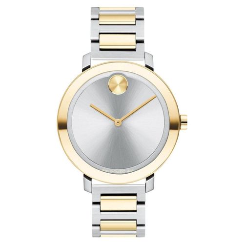 Movado Bold Analog Silver Round Dial Women Watch 3600825 (M)