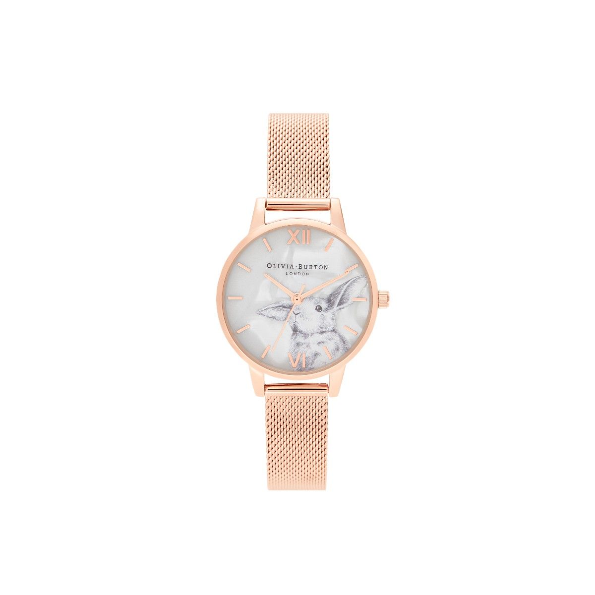 Olivia Burton Bunny Olivia Burton Woodland Bunny Black Gold Watch - Main Image